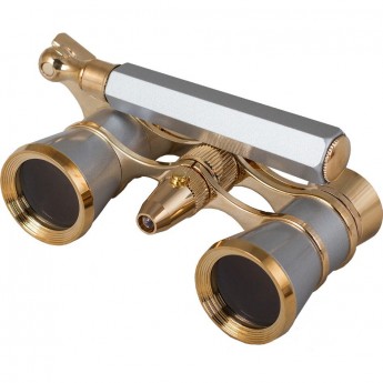 Бинокль LEVENHUK BROADWAY 325N лорнет с подсветкой серебряный Бинокль LEVENHUK BROADWAY 325N лорнет с подсветкой серебряный